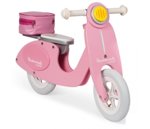 Janod Balance Bike Scooter Mademoiselle Pink